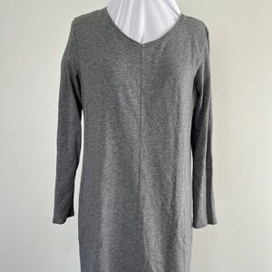 J.Jill Pure Jill Grey Jersey Dress with Pockets S